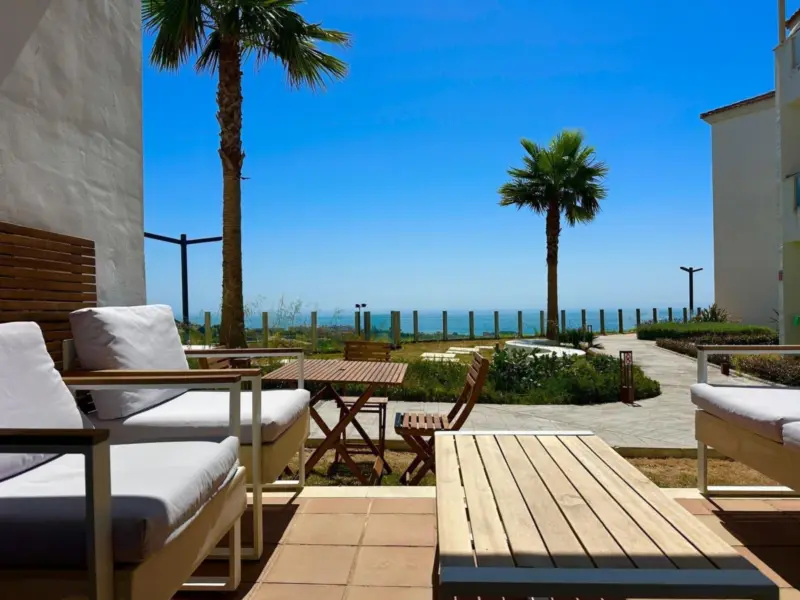 Beautiful apartment with a direct, panoramic sea v... — Costa del Sol · Manilva