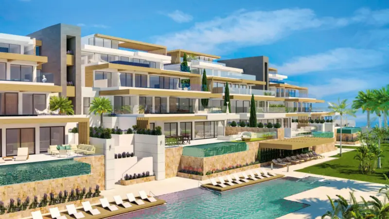 Spacious modern luxury apartment for sale with pri... — Costa del Sol · El Paraiso