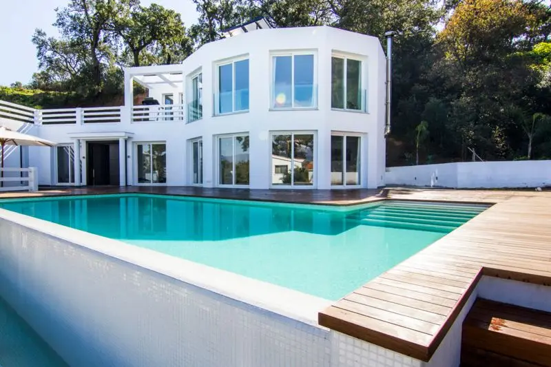 Big modern villa, with spectacular mountain views.... — Costa del Sol · La Mairena