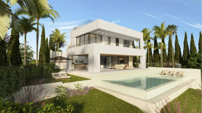 OFF PLAN VILLA WITH PANORAMIC SEA , GIBRALTAR AND... — Costa del Sol · Sotogrande